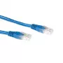 ACT mėlynas 3 metrų U/UTP CAT6A komutacinis kabelis su RJ45 jungtimis