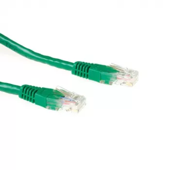 ACT Green 10 m U/UTP CAT6A komutacinis kabelis su RJ45 jungtimis