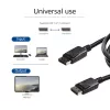ACT 0,5 metro DisplayPort laidas vyriškas – vyriškas, maitinimo kontaktas 20 prijungtas
