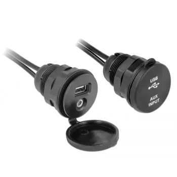 USB laidas DeLOCK 85719 2 m USB A Juodas