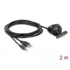 USB laidas DeLOCK 85719 2 m USB A Juodas