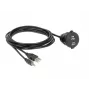 USB laidas DeLOCK 85719 2 m USB A Juodas