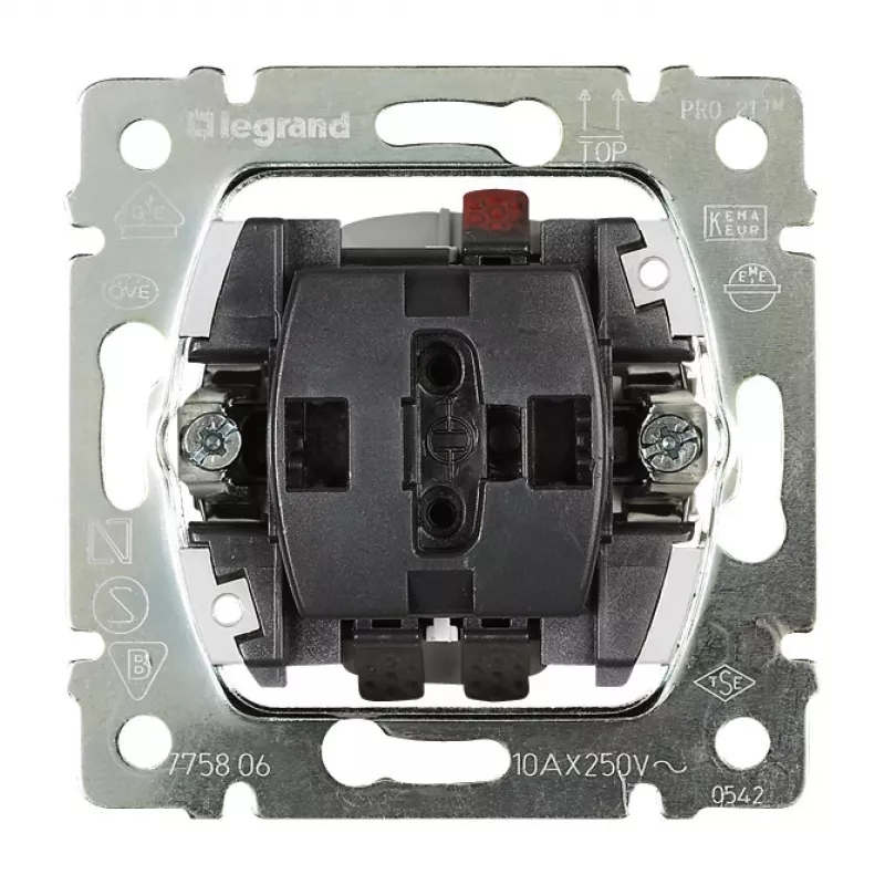 Legrand 775804 šviesos jungiklis Plastikas Nerūdijantis plienas, Skaidrus