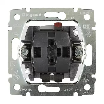 Legrand 775811 šviesos jungiklis, plastikinis, pilkas