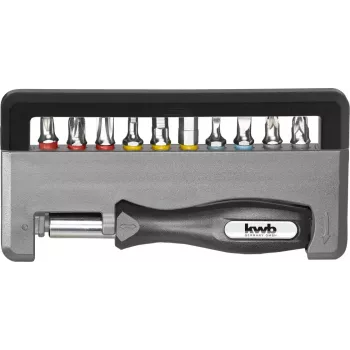 Atsuktuvo antgalių rinkinys KWB Industrial Steel Standard Handy Bit Box