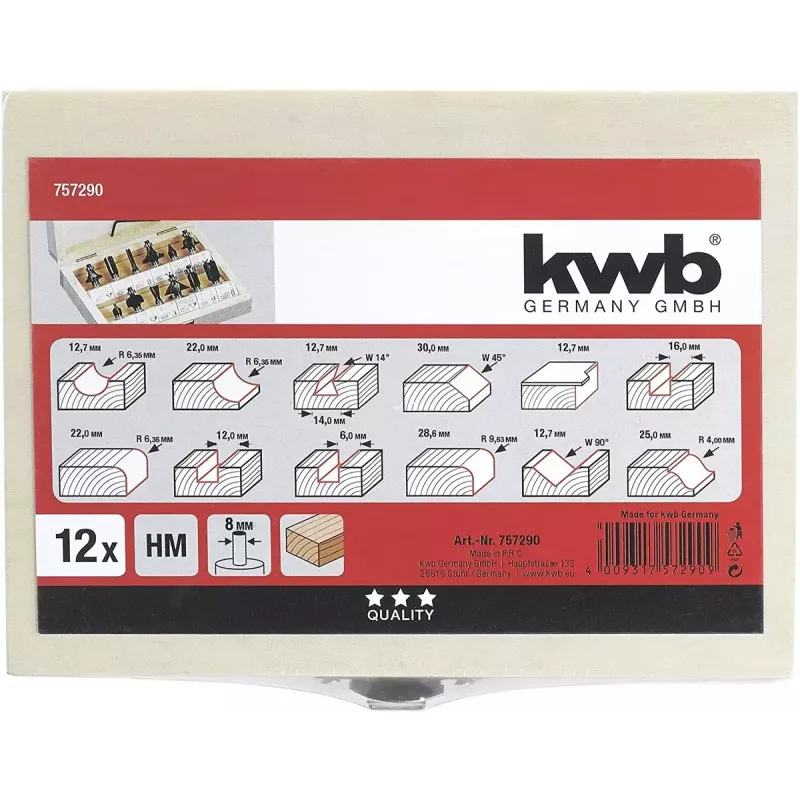 Rotary burr cutter KWB 757290