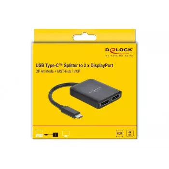 USB Type-C daliklis DeLOCK 87754