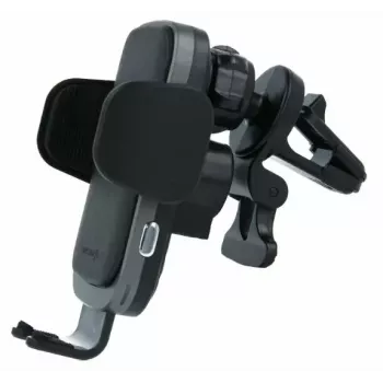 Automobilinis belaidis įkroviklis ir laikiklis SWISSTEN W2-AV5, 15 W Qi įkrovimas, 1,2 m Micro USB laidas