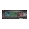 Trust GXT 835 Azor klaviatūra, skirta žaidimams, USB, vokiška, juoda