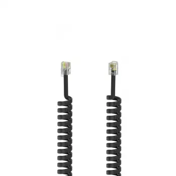 Hama 00201150 telefono kabelis 1,5 m juoda