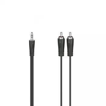 Hama 00205112 garso laidas 5 m 3,5 mm 2 x RCA juodas