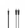 Hama 00205112 garso laidas 5 m 3,5 mm 2 x RCA juodas