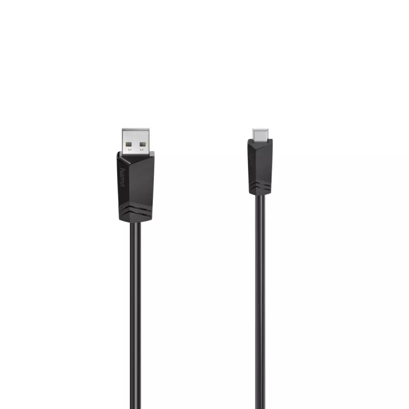 Hama 00200605 USB kabelis USB 2.0 0,75 m Mini-USB B USB A Juoda