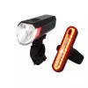 Dviračio žibintų rinkinys FISCHER E-Bikes 50647 LED 80 lm IP44