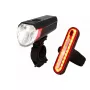 Dviračio žibintų rinkinys FISCHER E-Bikes 50647 LED 80 lm IP44