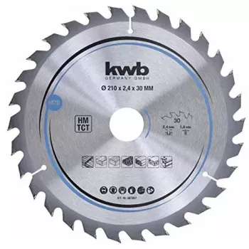 Diskinis pjūklo diskas KWB 587857 su karbido antgaliais 1 vnt.