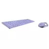Rapoo 9750M klaviatūra su pele, belaidė Bluetooth QWERTZ, vokiška, alyvinė