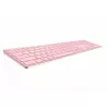 Rapoo E9800M klaviatūra belaidė Bluetooth QWERTZ vokiška rožinė