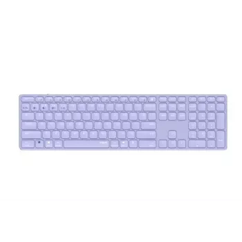 Rapoo E9800M klaviatūra belaidė Bluetooth QWERTZ vokiška alyvinė