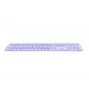 Rapoo E9800M klaviatūra belaidė Bluetooth QWERTZ vokiška alyvinė