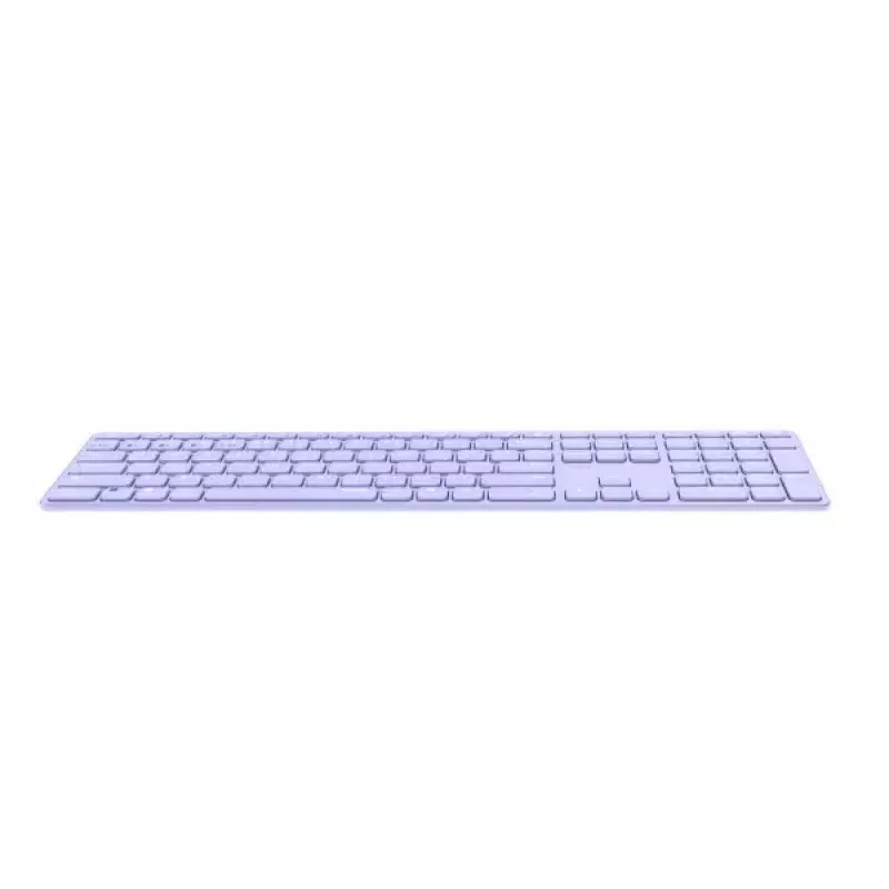 Rapoo E9800M klaviatūra belaidė Bluetooth QWERTZ vokiška alyvinė