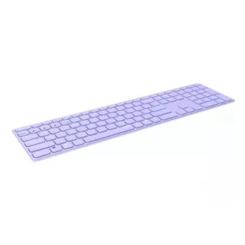Rapoo E9800M klaviatūra belaidė Bluetooth QWERTZ vokiška alyvinė