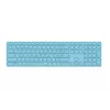 Rapoo E9800M klaviatūra Namų RF belaidė Bluetooth QWERTZ Vokiška Mėlyna