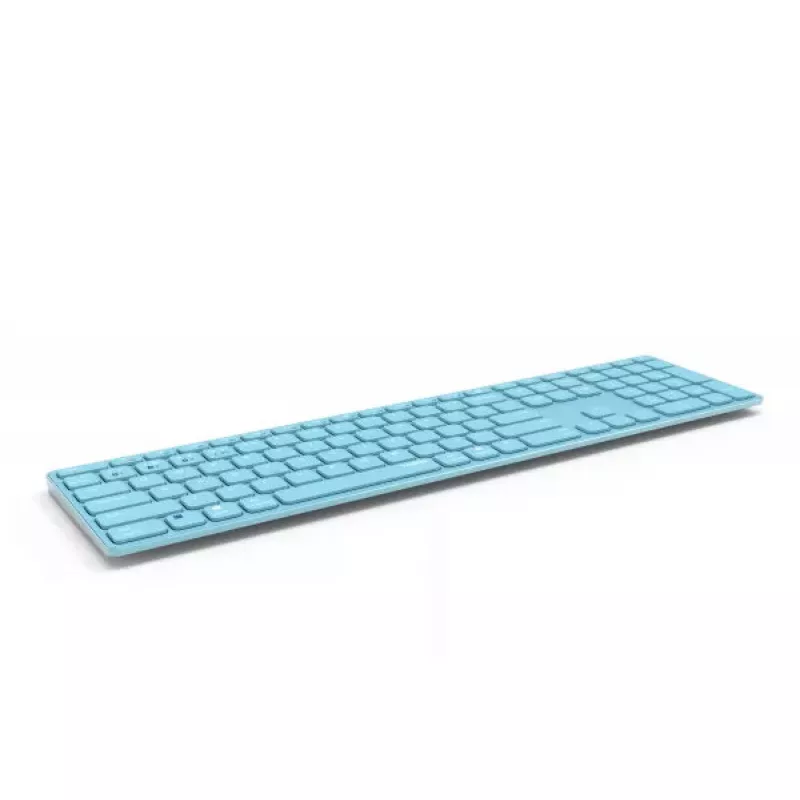 Rapoo E9800M klaviatūra Namų RF belaidė Bluetooth QWERTZ Vokiška Mėlyna