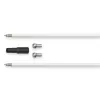 Hama 00179261 bendraašis kabelis 10 m juoda, metalinė, balta