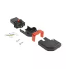 ACT C13 IEC Lock+ perjungiama kairėn arba dešinėn kampuota jungtis, juoda, PA130100RBK