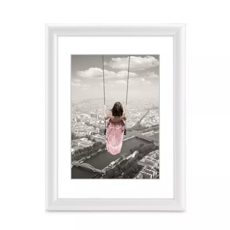 Hama Swing viengubas paveikslo rėmelis Baltas