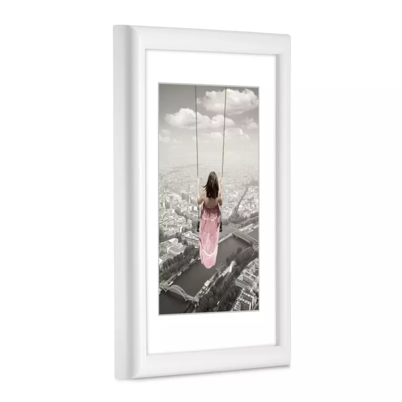 Hama Swing viengubas paveikslo rėmelis Baltas