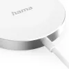 Hama MagCharge FC15 Mobilusis telefonas, Išmanusis telefonas Balta USB Belaidis įkrovimas Greitas įkrovimas Vidinis
