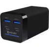 Mobilaus įrenginio įkroviklis eSTUFF ES635200 Universalus juodas 2 USB Type-C