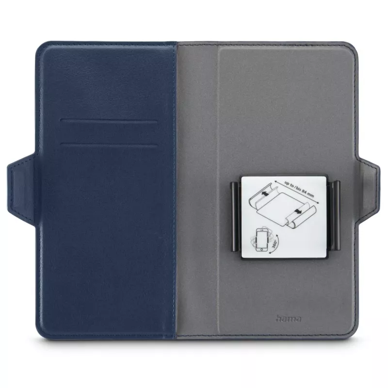 Hama 00118894 mobiliojo telefono dėklas 17 cm (6,7 colio) Folio Mėlynas