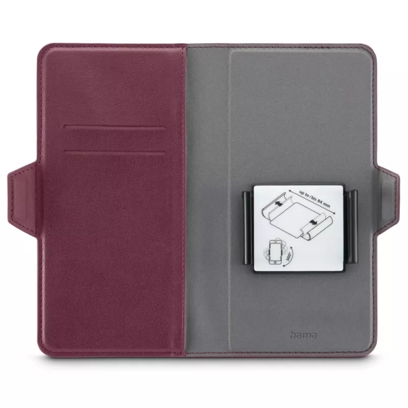 Hama 00118894 mobiliojo telefono dėklas 17 cm (6.7 col.) Folio Raudona