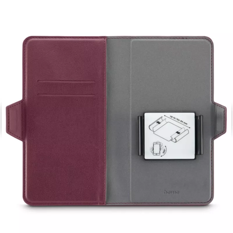 Hama 00118895 mobiliojo telefono dėklas 15,5 cm (6,1 col.) Dėklas-užverstinė Raudona