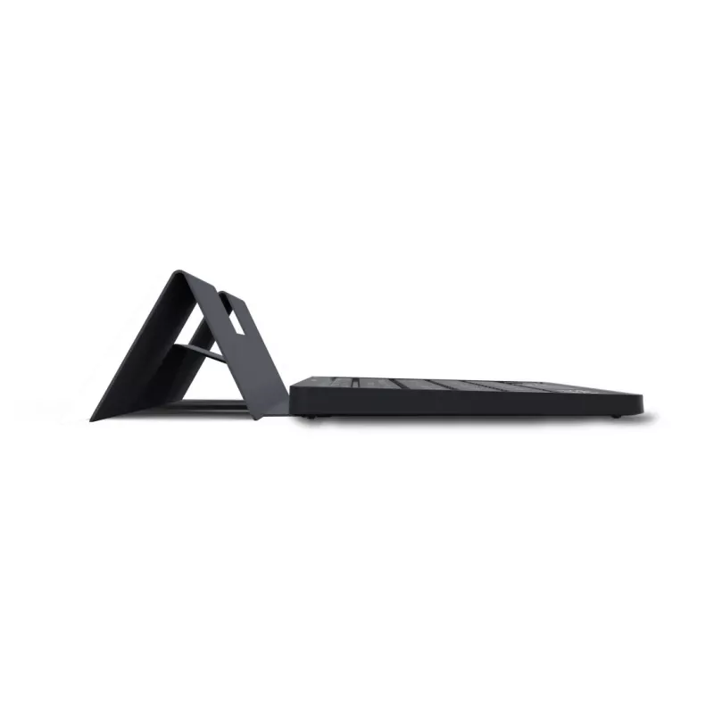 Hama Travel 600 QWERTZ German Bluetooth Juoda, Dark Pilka