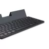 Hama Travel 600 QWERTZ German Bluetooth Juoda, Dark Pilka
