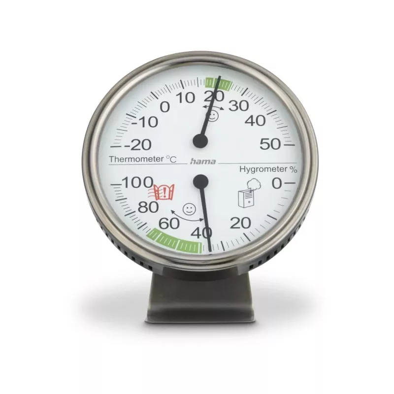 Hama Tahiti patalpų temperatūros ir drėgmės jutiklis Mechaninis aplinkos termometras