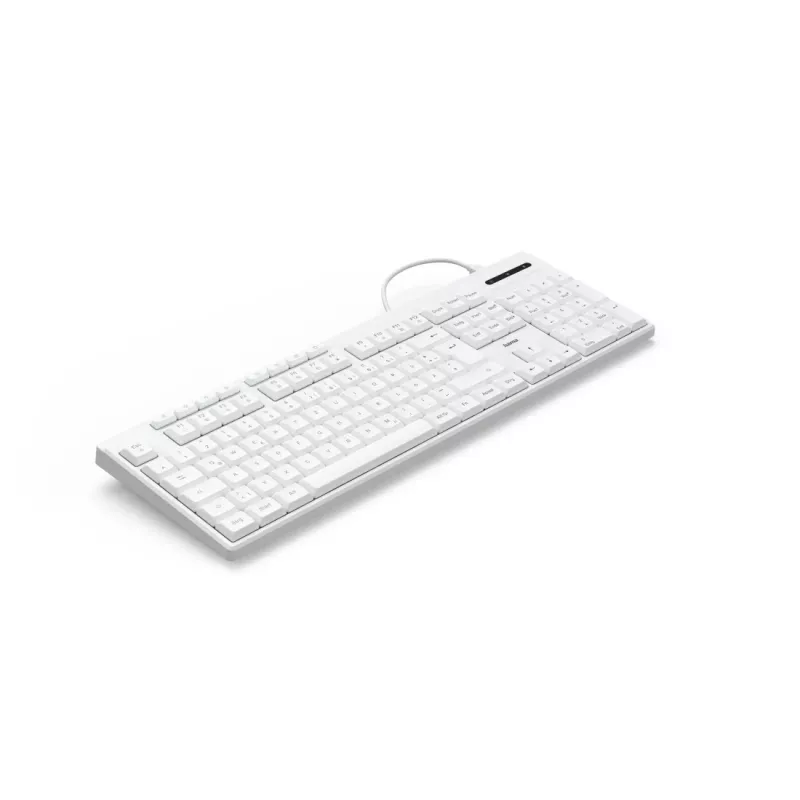 Hama CK-200 klaviatūra Namams/Biurui USB QWERTZ Vokiška Balta