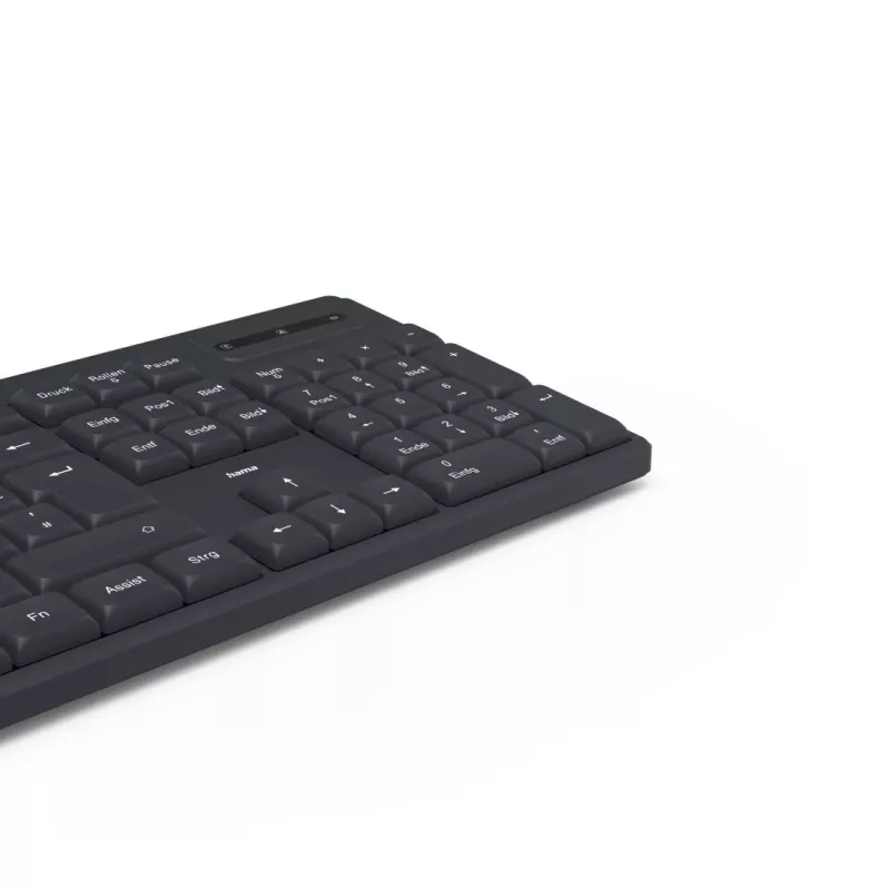Hama WK-200 klaviatūra Namams/Biurui RF belaidė QWERTZ vokiška juoda