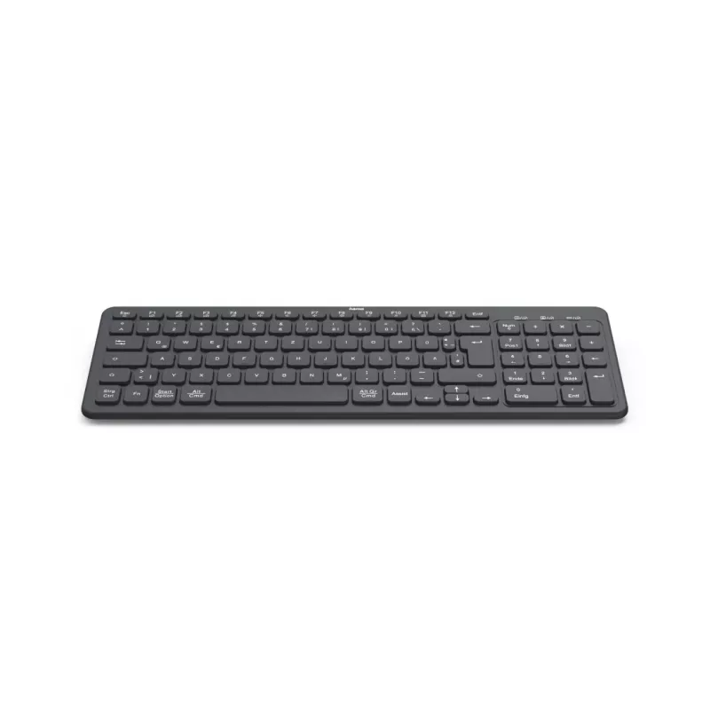 Hama WK-300 klaviatūra Namams/Biurui RF belaidė + Bluetooth QWERTZ vokiška Juoda