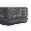 „Hama WK-900 Ergo“ klaviatūra „Home/Office“ RF belaidis + „Bluetooth“ QWERTZ juoda, mėlyna, tamsiai pilka