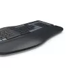 „Hama WK-900 Ergo“ klaviatūra „Home/Office“ RF belaidis + „Bluetooth“ QWERTZ juoda, mėlyna, tamsiai pilka