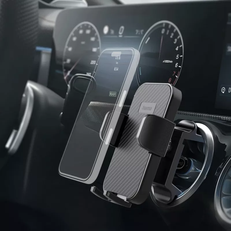 Hama 00201974 laikiklis Pasyvus laikiklis Mobilusis telefonas / išmanusis telefonas Juoda
