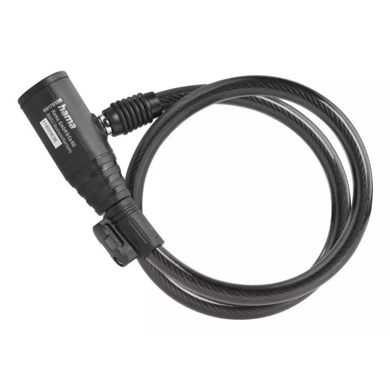 Hama 00178137 dviračio spyna juoda 650 mm kabelinė spyna
