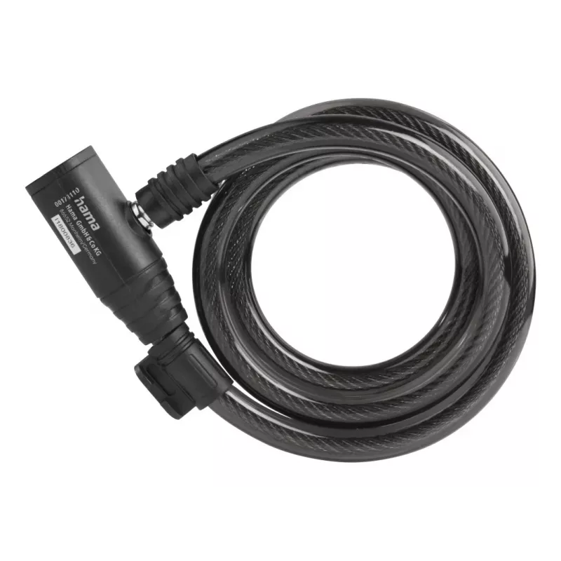 Hama 00178136 dviračio spyna Juoda 1200 mm Kabelinė spyna