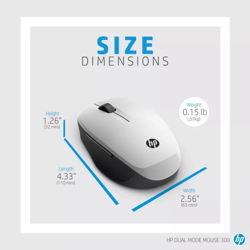 Pelė HP Dual Mode pelė RF Wireless Bluetooth
