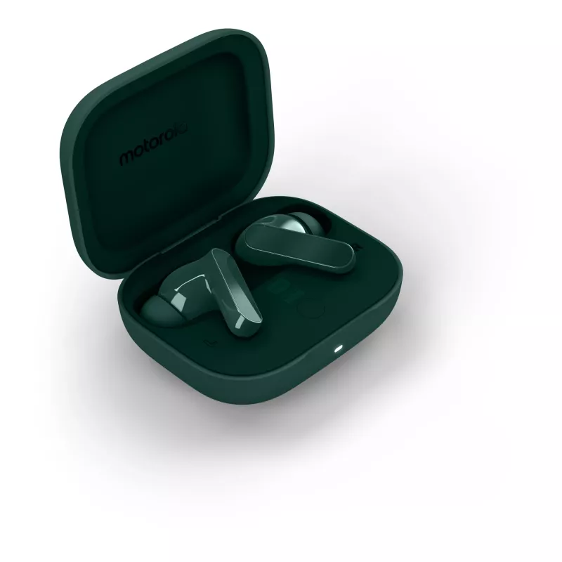 Motorola Moto Buds Bass ausinės True Wireless Stereo (TWS) į ausis Skambučiams / muzikai Bluetooth Žalia